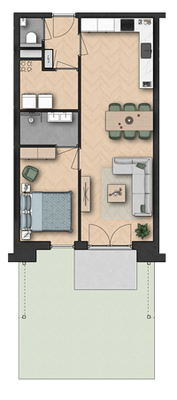 Floorplan - Brugweg Bouwnummer 2, 2741 KZ Waddinxveen